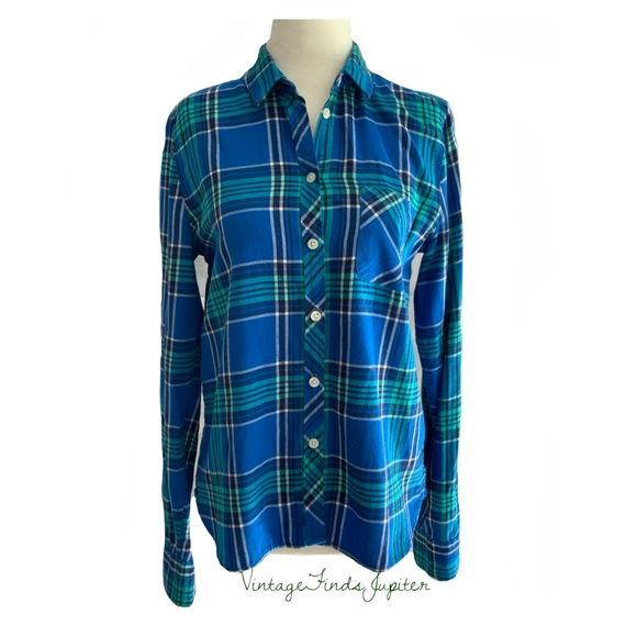 American Eagle Outfitters Tops - American Eagle Plaid Flannel Button down Shirt